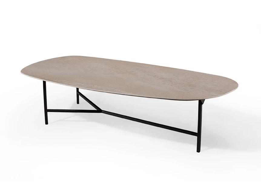 Salontafel EL Ellipse organisch keramiek mirage Crest Tables to love Karat