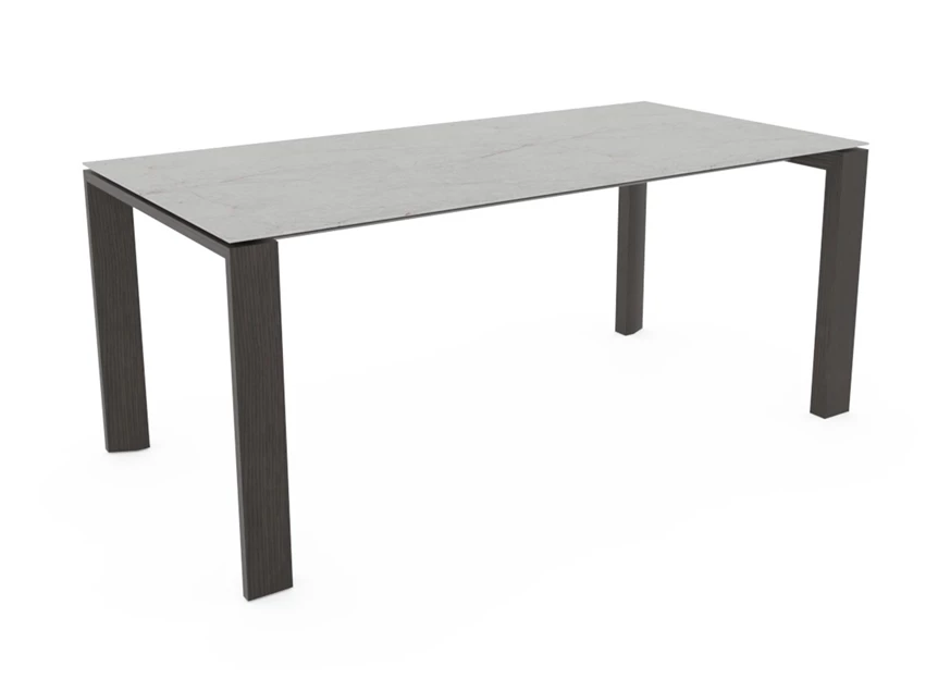 Tafel TH houten poot keramiek marmerlook Crest Tables to love Karat