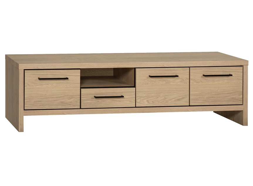 5310 Savannah TV kast in Lamulux Blond Oak 3 deuren 1 lade 1648x600.jpg