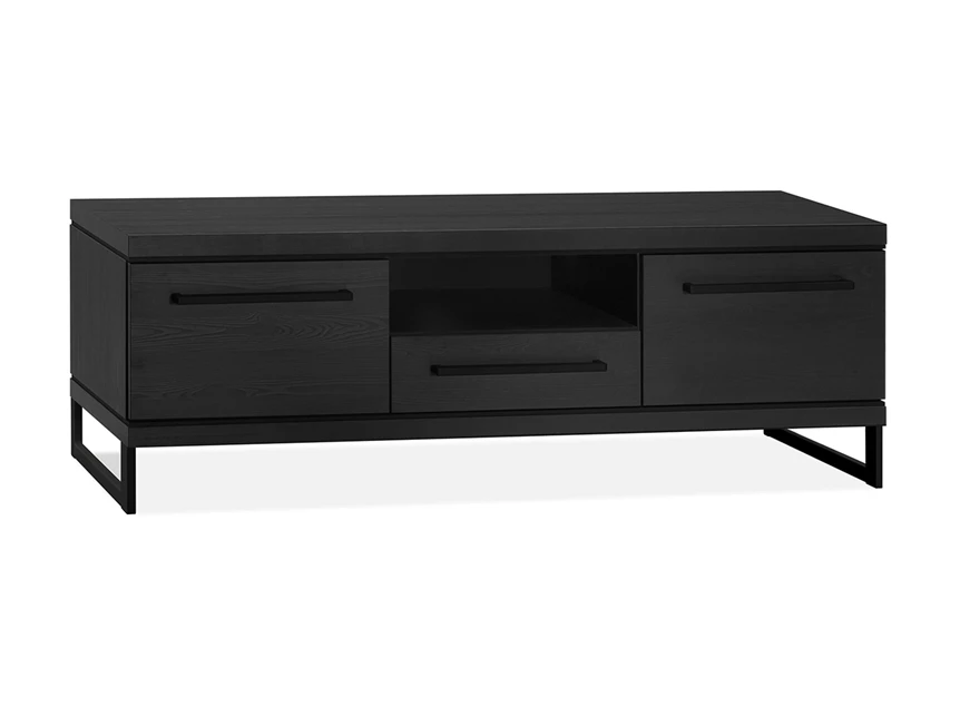 5186 Firenze Televisiemeubel Firenze 2 Deuren 1 Lade 1 Open Vak Noir klein.jpg