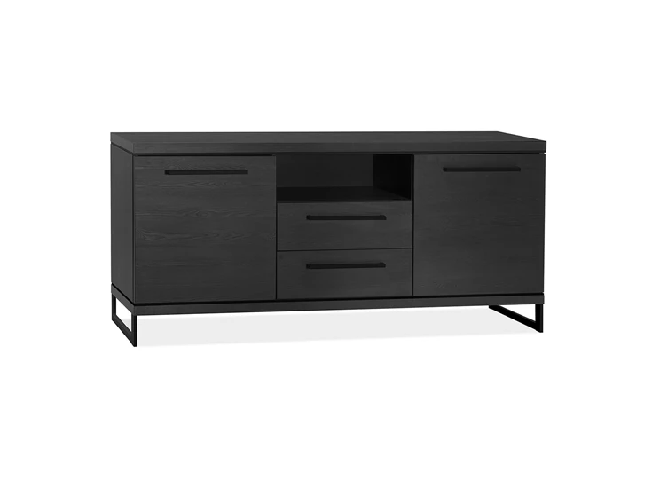 Dressoir Firenze 2 Deuren 2 Laden 1 open vlak Noir 1648x600.jpg