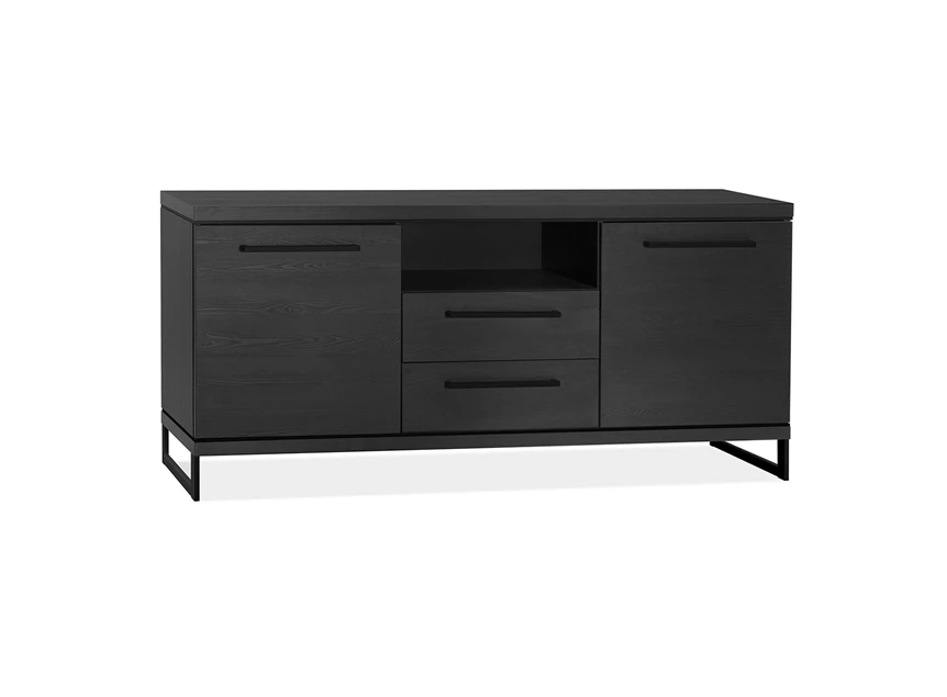 Dressoir Firenze 2 Deuren 2 Laden 1 open vlak Noir 1648x600.jpg