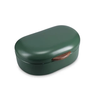 Crust groen broodtrommel  40x29xh19cm