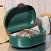 Crust groen broodtrommel  40x29xh19cm sfeerfoto