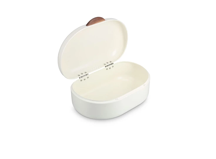 Crust broodtrommel beige 33,5x21xH14,5cm open