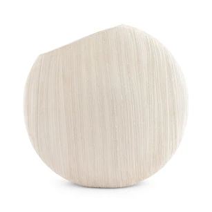 Vaas 30xh29cm beige vico