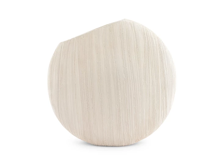 Vaas 30xh29cm beige vico