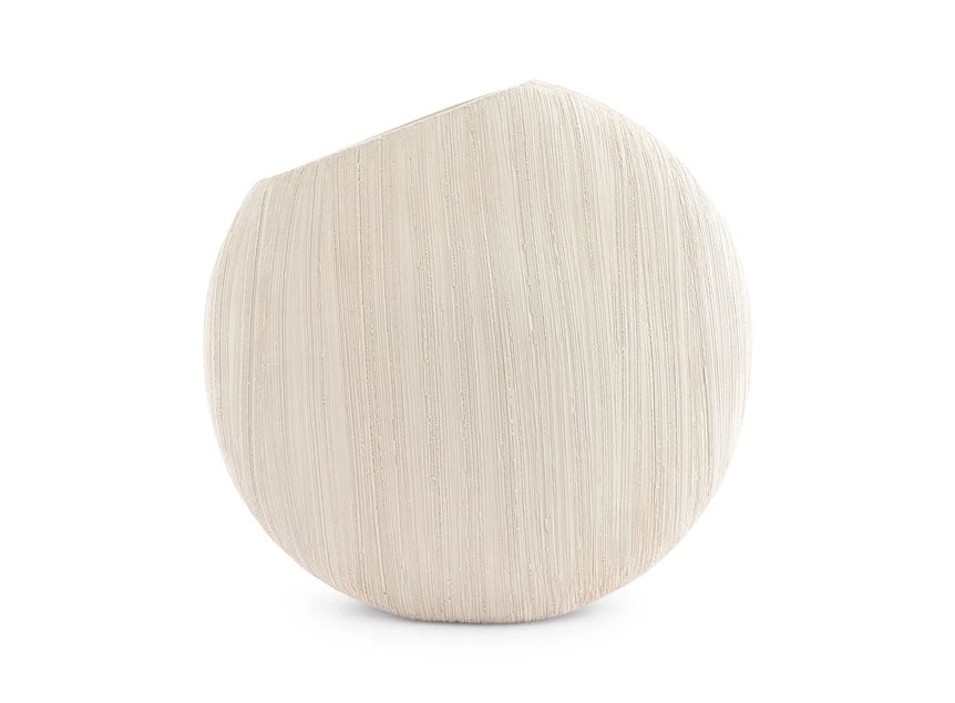 Vaas 30xh29cm beige vico