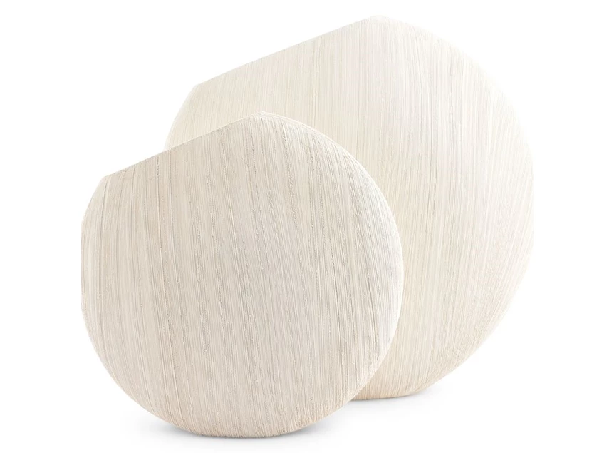 Vaas 30xh29cm beige vico 2 vazen