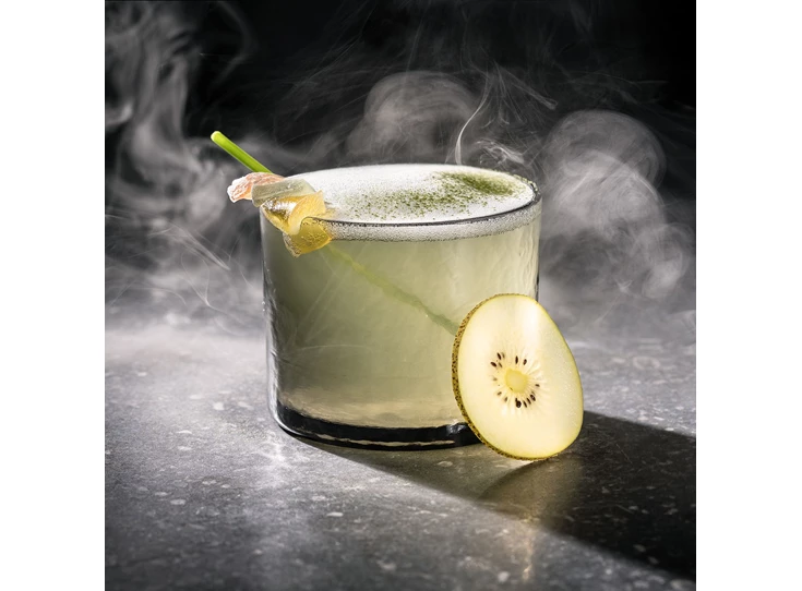 Zora glas 21cl groen - set4 sfeerbeeld