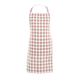 Schort Gingham roze
