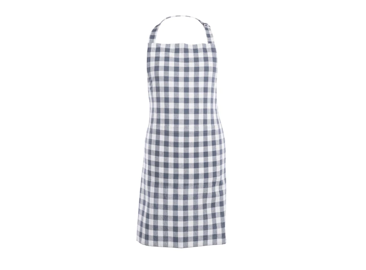 Schort Gingham blauw