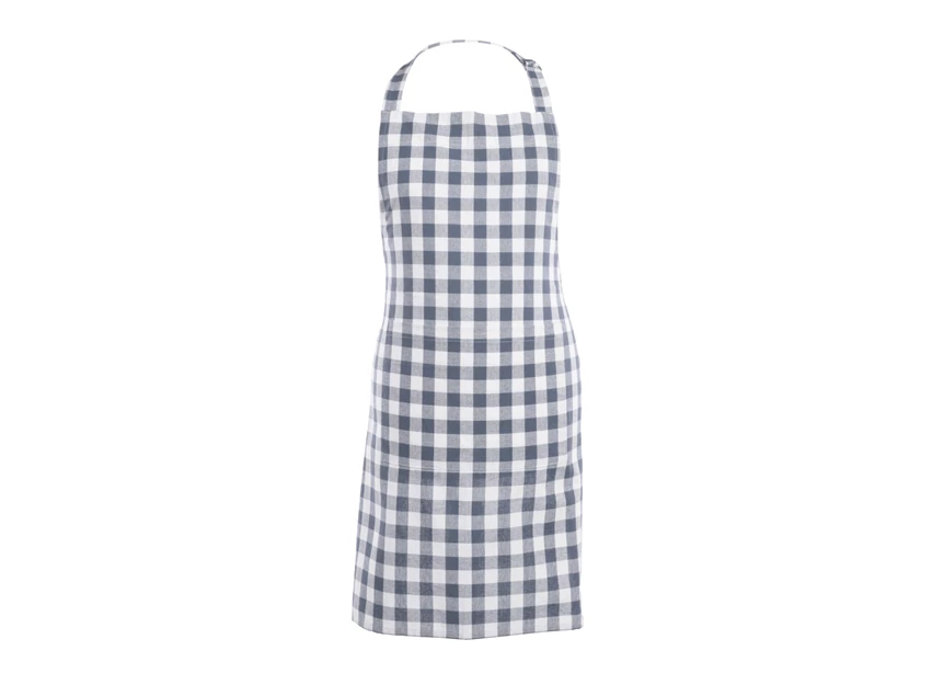 Schort Gingham blauw