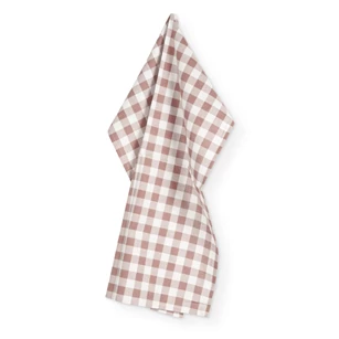 Keukenhanddoek Gingham roze - set2