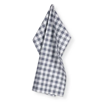 Keukenhanddoek Gingham blauw - set2