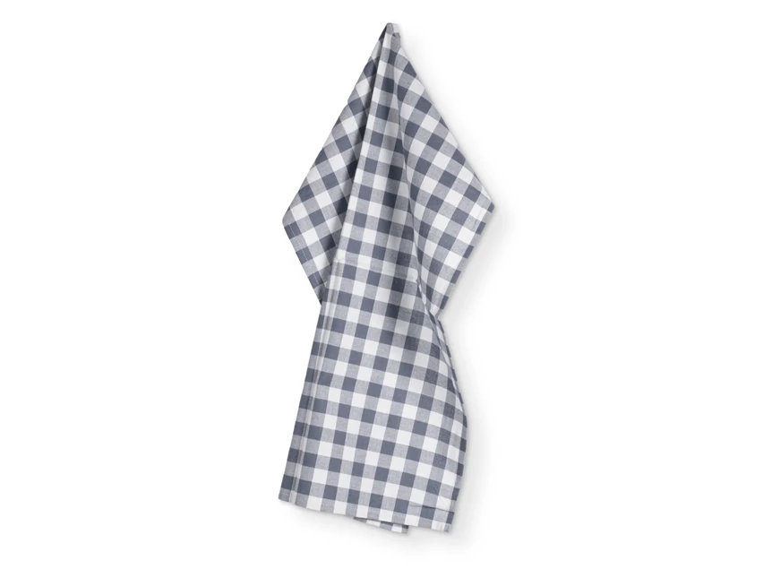Keukenhanddoek Gingham blauw - set2
