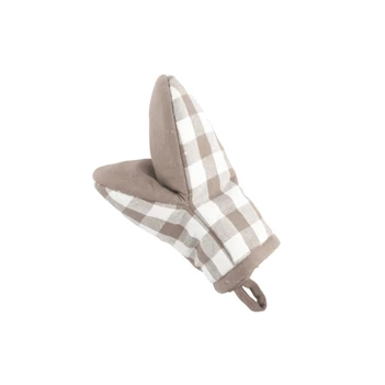 Gripper Gingham taupe - set2
