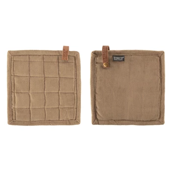 Pannenlap Velmar taupe - set2