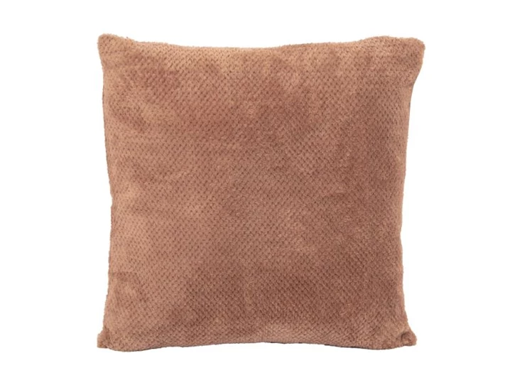 Kussen Jacquard flanel Pippa mocca