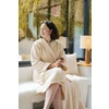 Bathrobe Jacquard flanel Pippa S/M ivoor sfeerbeeld