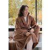 Bathrobe Jacquard flanel Pippa S/M mokka.jpg sfeerbeeld
