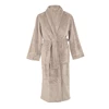 Bathrobe Jacquard flanel Pippa S/M taupe