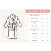 Bathrobe Jacquard flanel Pippa L/XL ivoor afmetingen