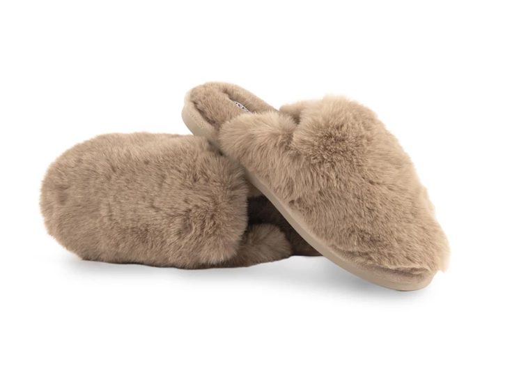 Snuggs Mule Pantoffels - 38/39 taupe