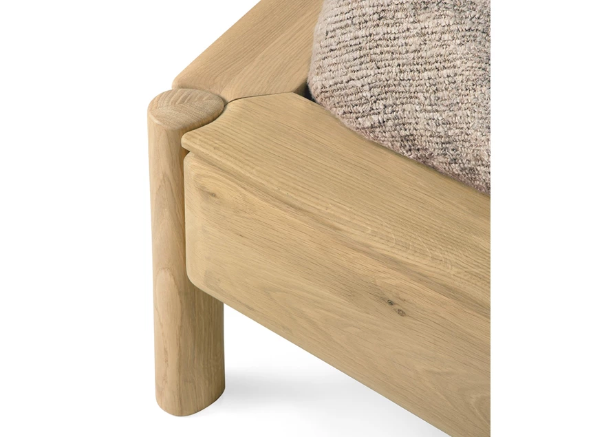 Frame Bedkader Oak Pi Bed Cover Cloud 52071 160x200 Ethnicraft