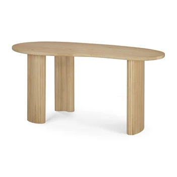 Bureau Oak Boomerang Desk 50794 Ethnicraft