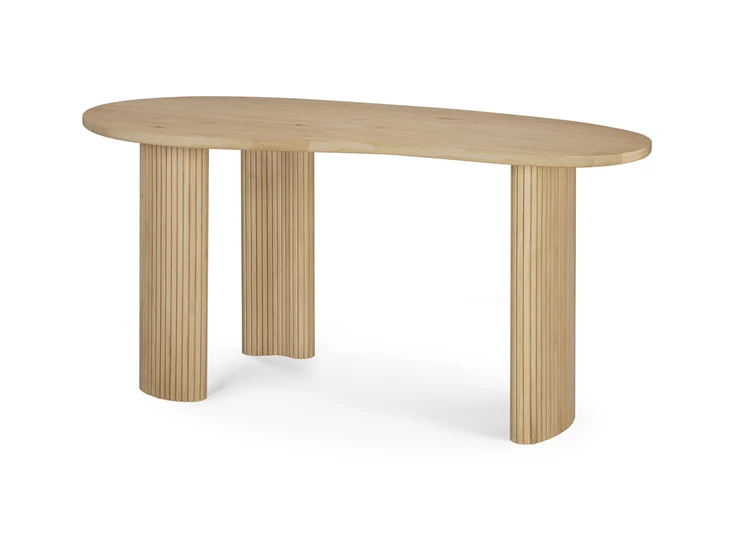 Bureau Oak Boomerang Desk 50794 Ethnicraft