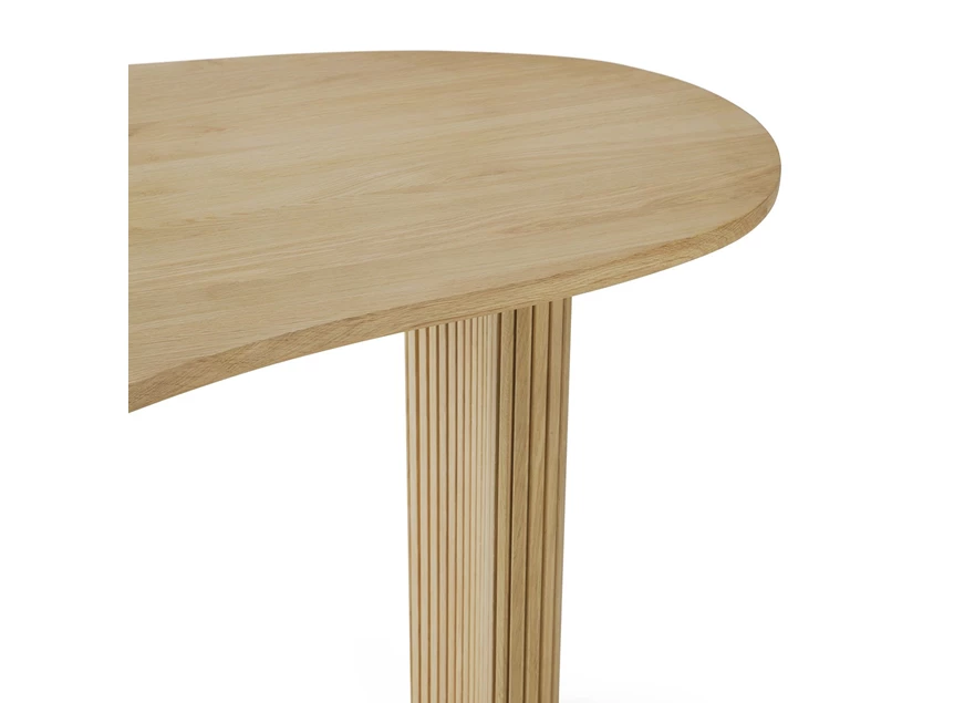 Organisch Bureau Oak Boomerang Desk 50794 Ethnicraft