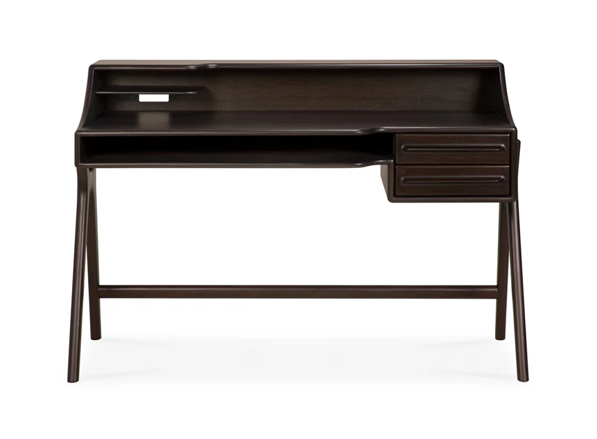 Front Bureau Mahogany Flow Rose Brown Desk 35089 Ethnicraft