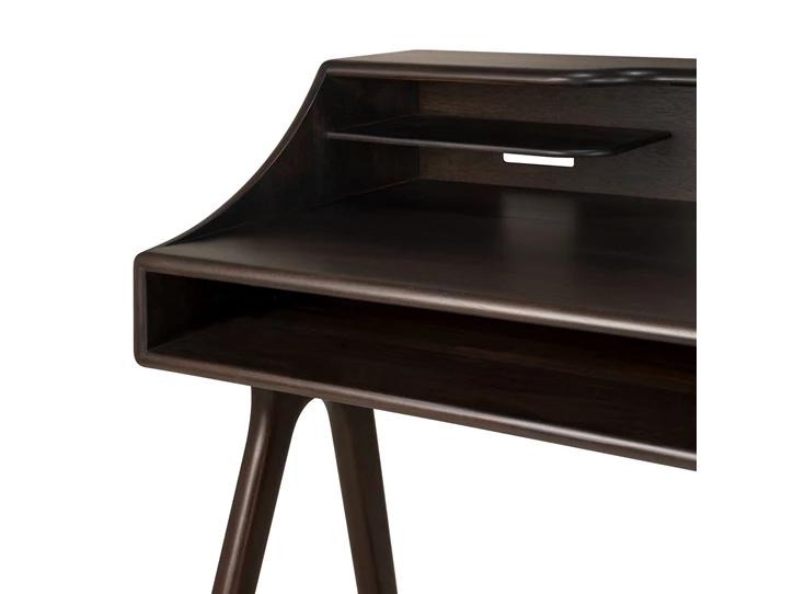Open vak Bureau Mahogany Flow Rose Brown Desk 35089 Ethnicraft