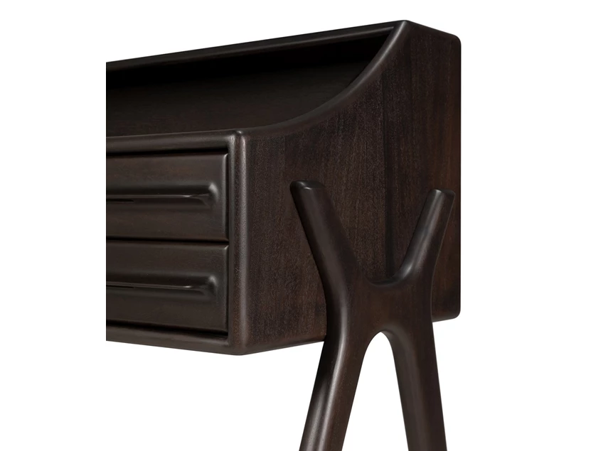 Lades Bureau Mahogany Flow Rose Brown Desk 35089 Ethnicraft