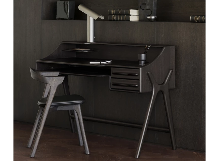 Sfeerfoto Bureau Mahogany Flow Rose Brown Desk 35089 Ethnicraft