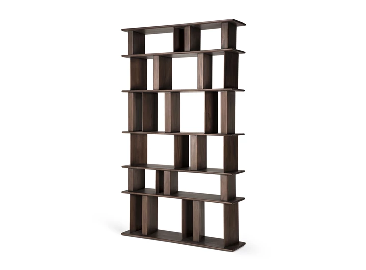 Boekenrek Mahogany Block Espresso Rack 35176 Ethnicraft