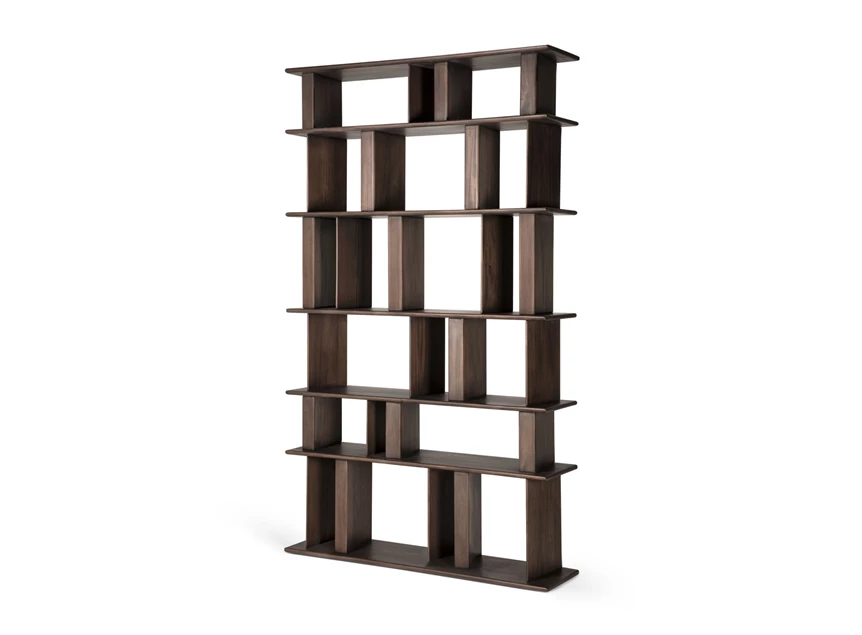 Boekenrek Mahogany Block Espresso Rack 35176 Ethnicraft