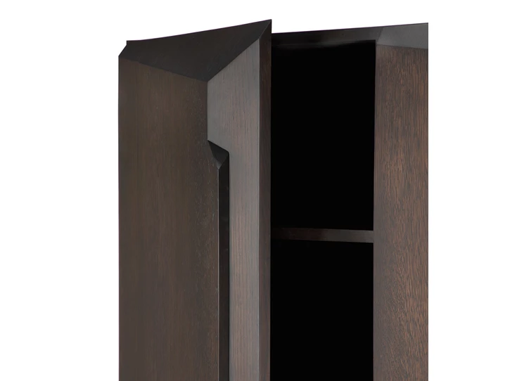 Zijde open Barkast Oak Stairs Brown Cupboard 50441 Ethnicraft