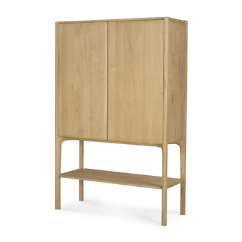 Zijkant Barkast Oak Pi Cupboard 51346 Ethnicraft