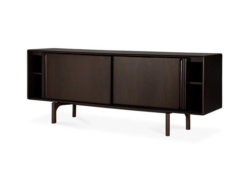 Schuifdeuren Dressoir Mahogany Flow Rose Brown Sideboard 35086 Ethnicraft