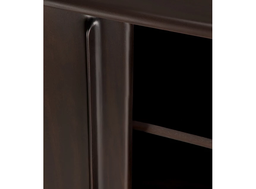Schuifdeuren open Dressoir Mahogany Flow Rose Brown Sideboard 35086 Ethnicraft