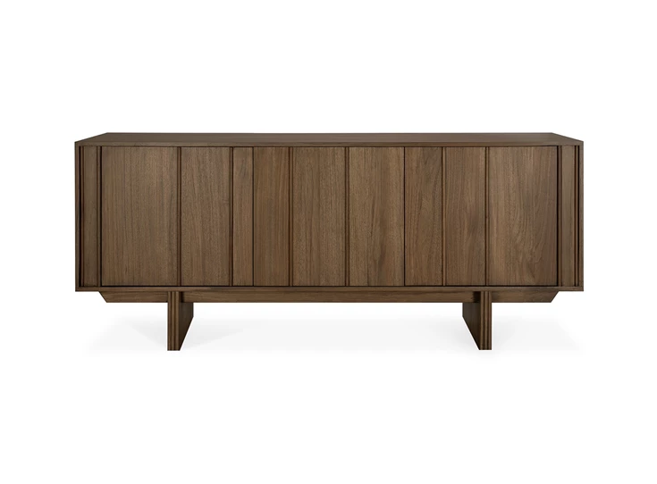 Front Dressoir Teak Pillar Wild Brown Sideboard 14322 Ethnicraft