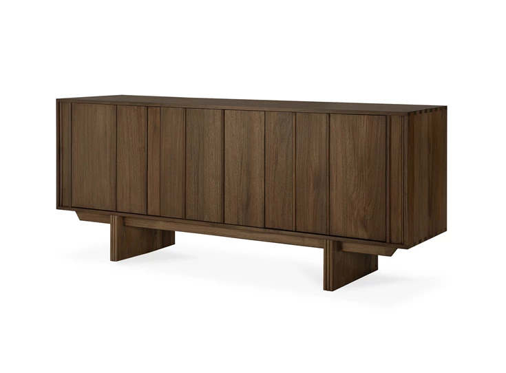 Dressoir Teak Pillar Wild Brown Sideboard 14322 Ethnicraft