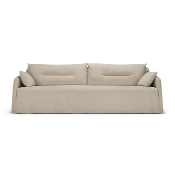Front Salon canapé 3-zit Sofa Weave Bone 21412 Ethnicraft