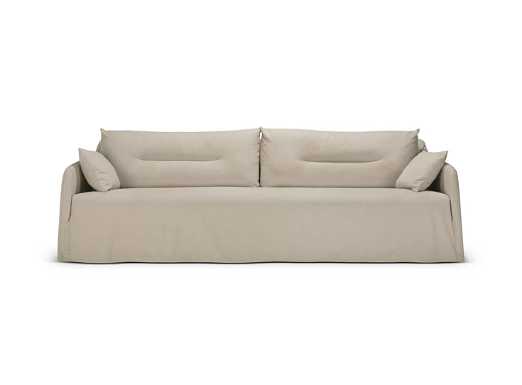 Front Salon canapé 3-zit Sofa Weave Bone 21412 Ethnicraft