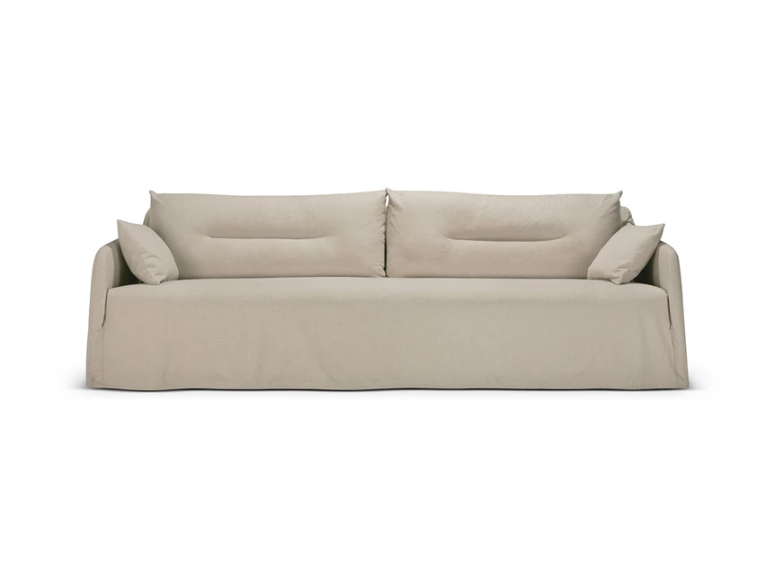 Front Salon canapé 3-zit Sofa Weave Bone 21412 Ethnicraft