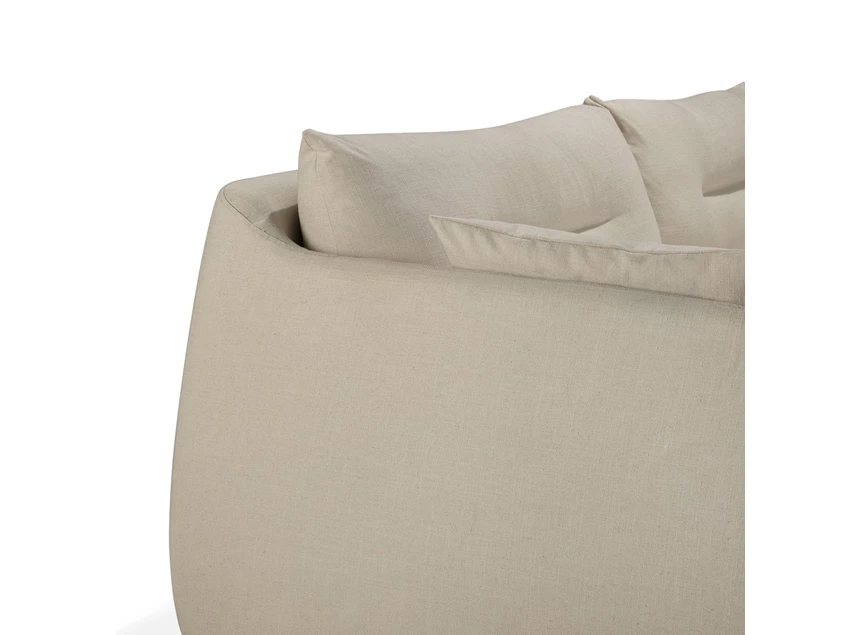 Zijde Salon canapé 3-zit Sofa Weave Bone 21412 Ethnicraft