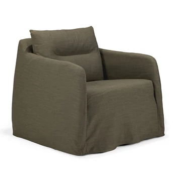 Bijzetzetel Lounge Weave Green 21411 Ethnicraft