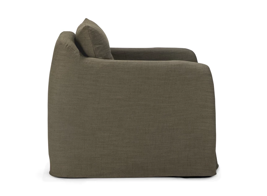 Zijde Bijzetzetel Lounge Weave Green 21411 Ethnicraft